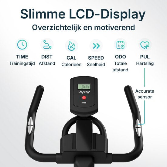 Flowsense Hometrainer Velair One - Home Trainer - Magnetische Weerstand - 3KG Vliegwiel - Incl. Tablethouder