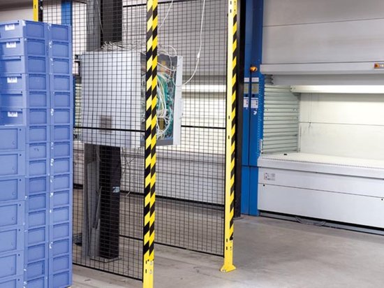 Perel Slijtvaste markeringstape 5 cm x 33 m, verhoogde veiligheid op de werkvloer, zwart/geel