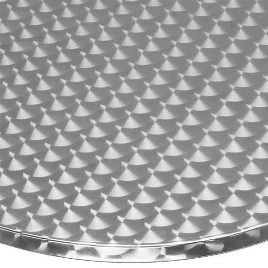 Casaria Statafel 2in1 – Aluminium Verstelbaar - Rond Ø 60 cm Zilver