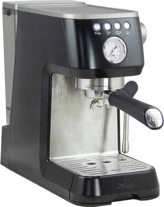 Solis Barista Perfetta Plus 1170 V2 Pistonmachine - Espressomachine - Koffiemachine met Bonen - Zwart