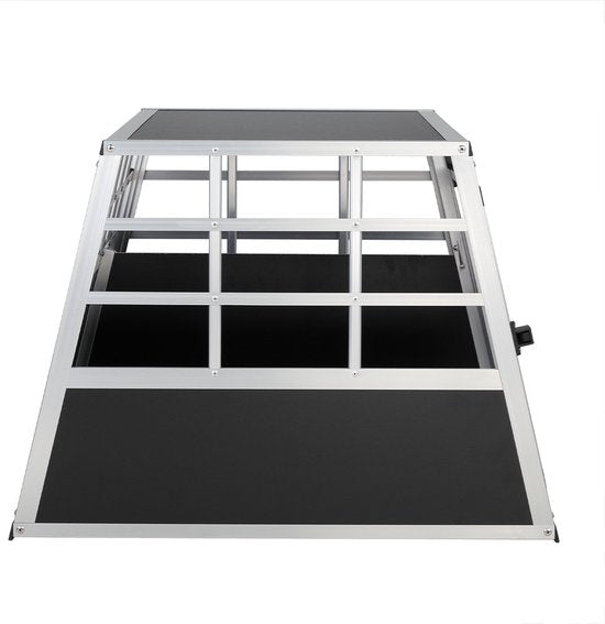 Cadoca Honden Transportbox XL – Aluminium – 89x70x51cm Afsluitbaar