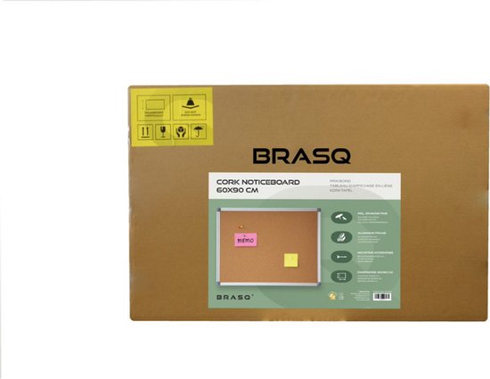 BRASQ Prikbord kurk 60x90cm