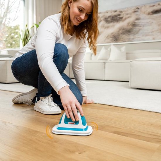 Livington MultiScrubber elektrische schrobber - accu-mop voor moeiteloos dweilen, schrobben en boenen - 2-in-1 dweilsysteem als handschrobber & vloermop - Mail Order Edition