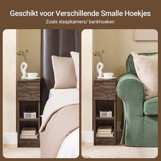 SoBuy Nachtkastje, voor woonkamer, slaapkamer FBT111-SN