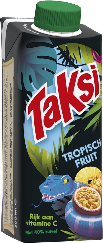 Taksi Tropisch Fruit - smaakexplosie met zuivel en vitamine C - 12x 300ml
