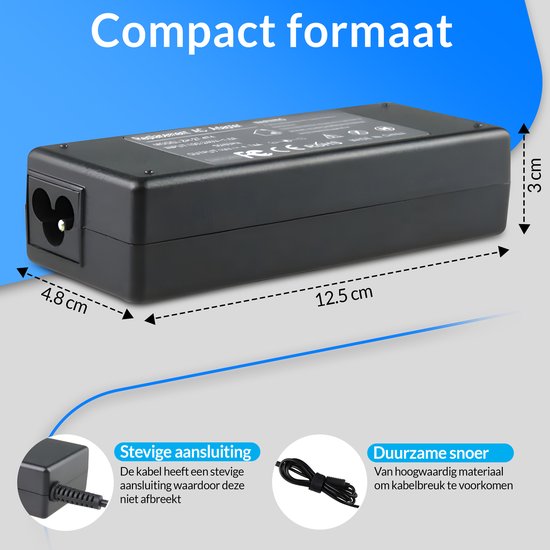 Velociy Universele Laptop Adapter - Laptop Oplader - Alle Merken - 45W-65W-90W