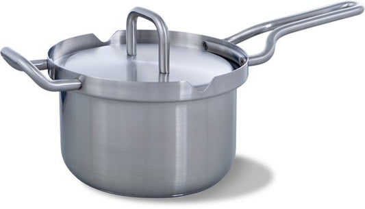 BK Q-linair Master steelpan 16 cm met deksel