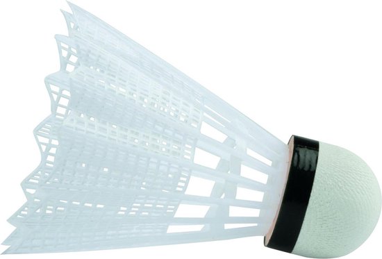 Donnay Badmintonset - 2 Personen - Badmintonrackets - Shuttles - Badminton Net - Incl. Reiskoffer - Zwart/Rood