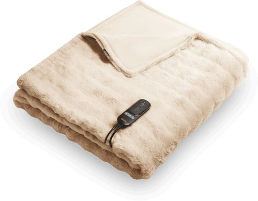 Duux Yentl Bubble Elektrisch Warmtedeken 200x200 cm - 9 standen - Beige