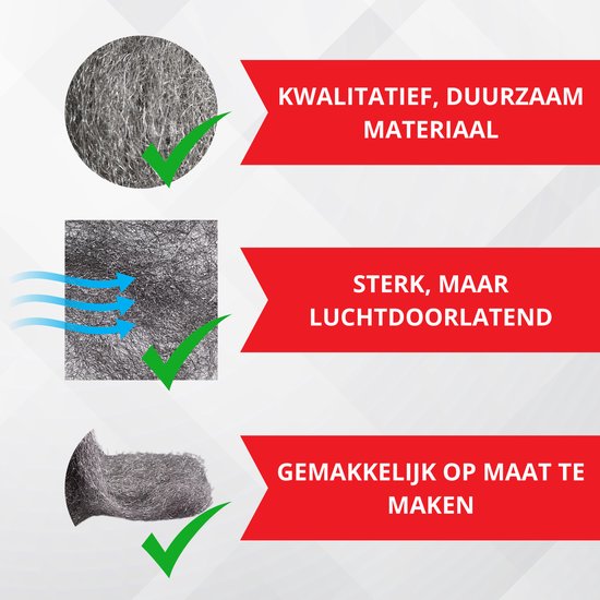 Staalwol Muizen Premium Muizen Staalwol - 3,5 Meter - 210 Gram - Muizengaas - Muizenverjager - Incl. Schaar