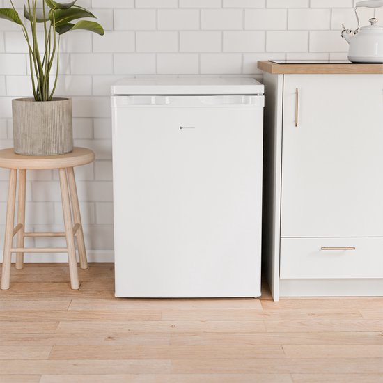 KitchenBrothers Koelkast - 127L - IJskast - Tafelmodel - Vrijstaand - Wit