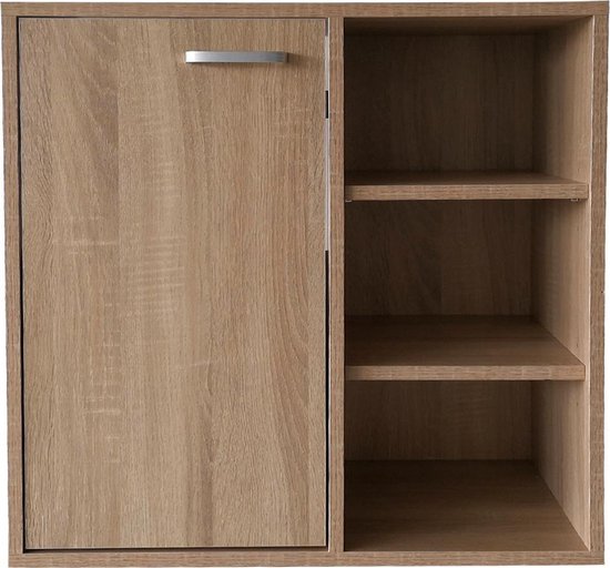 Wastafel onderkast - badkamermeubel - bruin
