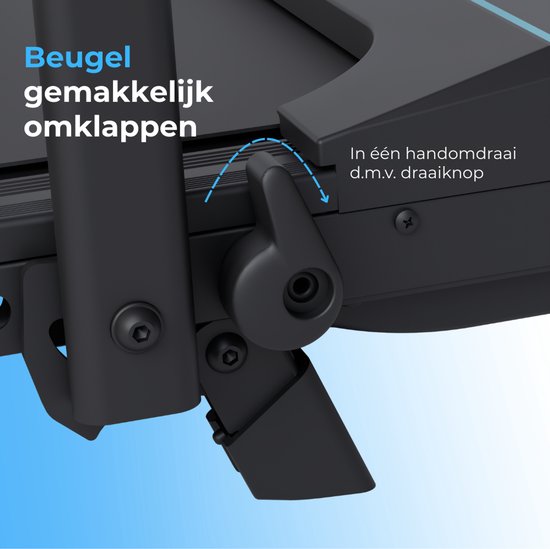 Loopband 1-12km/u – Walking Pad – Loopband Inklapbaar – Wandelband – Met Hellingfunctie – Incl. Tablethouder, Afstandsbediening en App