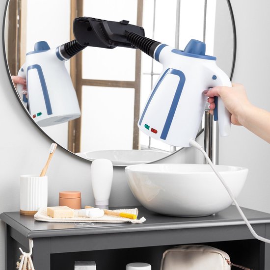 Vitapur Handstoomreiniger - Stoomreiniger - Vlekkenreiniger - Bekleding stoom reiniger - Reinigingsmachine - 900W - Wit