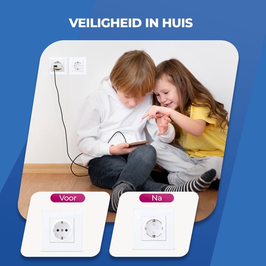 Roegaarden Stopcontactbeveiliging - Stopcontact Beveiliging - Stopcontactbeschermers - 24 stuks - Wit