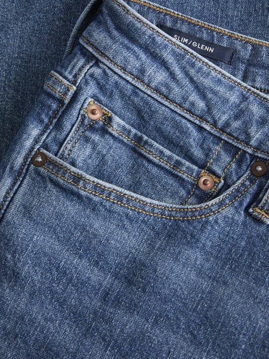 Jack & Jones JJIGLENN JJEVAN AM Jeans - Blue Denim - W27-L32