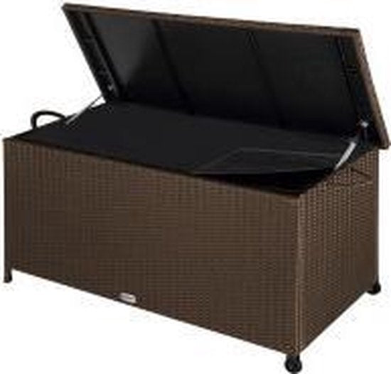 Casaria Opbergkist – Weerbestendig 122x56x61cm 420L - Bruin