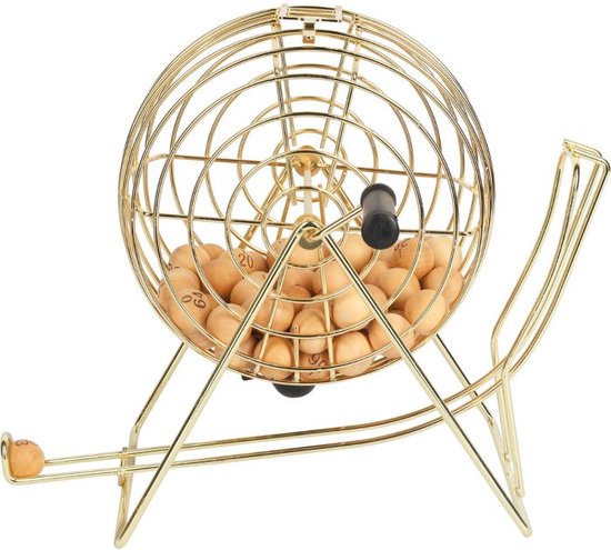 Buffalo Bingomolen Set – 24 cm – Compleet met Ballen en Nummerkaart – Ideaal voor Familieavonden, Feestjes en Verenigingen