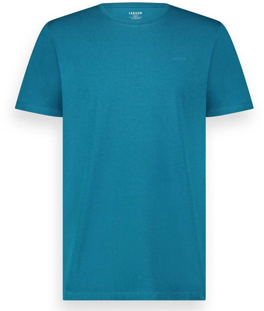 LEBASQ - The Baker - T-shirt - Met Korte mouw - Lyons Blauw - Blauw - L - biologisch katoen - 3D Print