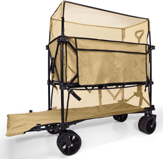 Mr Fold Bolderkar – XXL – Opvouwbaar – 400L – Beige