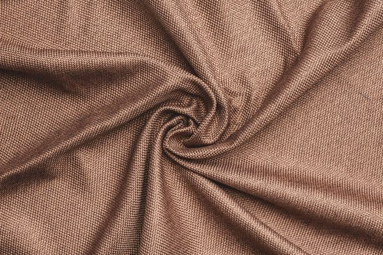 Larson - Luxe geweven blackout gordijn met ringen – bronze-chocolade 3x2.5m – Verduisterend & kant en klaar – per stuk
