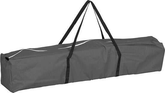 Pro Garden - Easy-Up Partytent - 300 x 300 x 245 cm - Grijs & Polyethylene - Opvouwbaar & Waterafstotend - Inclusief Draagtas - Voor Tuinfeesten & Evenementen