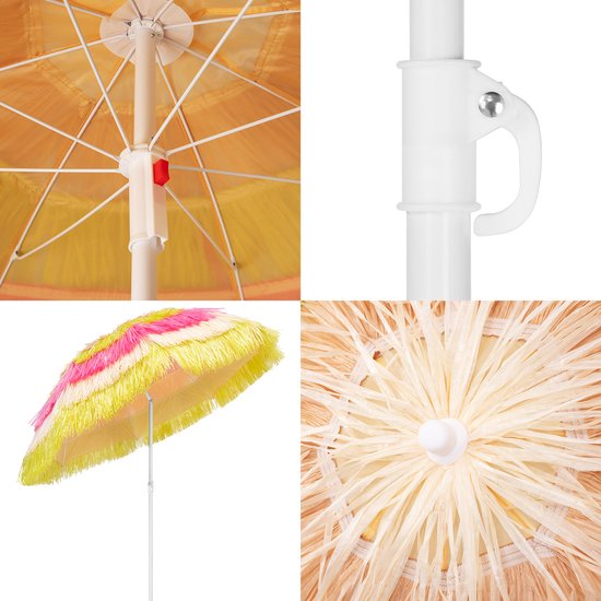Kingsleeve Parasol Hawaii 160 cm – Verstelbaar Kantelbaar - Multicolor