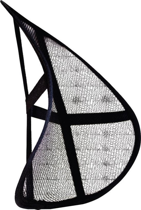 Lifetime Ergonomische Ruggensteun 39x39 cm Zwart – Optimale Ondersteuning voor Rug en Ondersteuning tijdens Lang Zitten