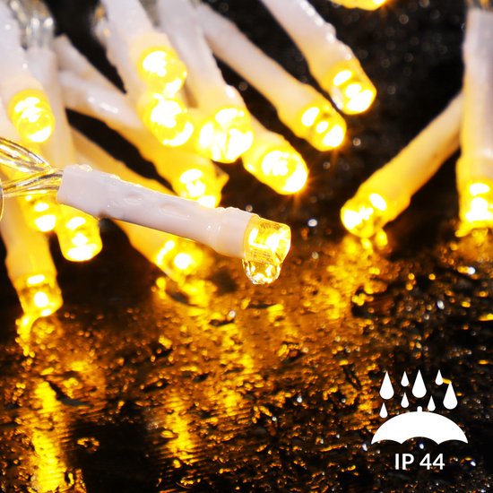 Monzana Lichtsnoer 200 LEDS – Afstandsbediening Timer – Warm Wit