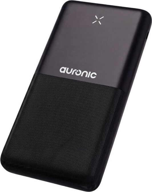 Auronic Powerbank 30.000 mAh - 22.5W Snellader via USB-C, USB-A, Micro-USB - Inclusief Kabel - Universeel - Quick Charge - Noodpakket - Zwart