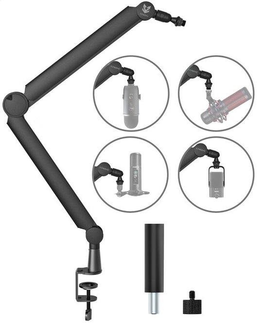 Sensic SA 30 Microfoon Arm Zonder Microfoon - Microfoon Statief - Boom Arm - Standaard - Met 15cm Verhoger