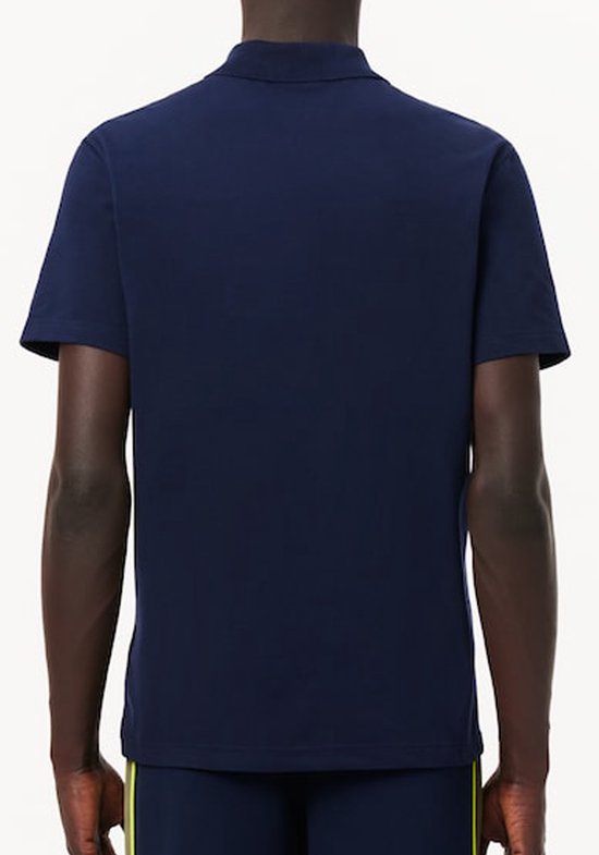 Lacoste Poloshirt Ademend Donkerblauw (navy) - Maat L - Heren