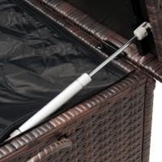 Casaria Opbergkist – Weerbestendig 122x56x61cm 420L - Bruin