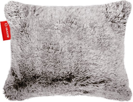 Auronic Warmtekussen - Teddy - 45x60 - Draadloos - Oplaadbaar - Elektrisch kussen - Infrarood - Grijs