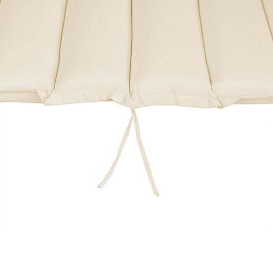 Matras voor ergonomisch ligbed - tuinkussen - crème