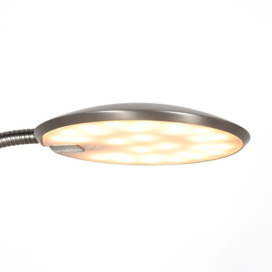 Steinhauer Exclusive - tafellamp - Zenith2 - staal - kunststof metaal - bureaulamp - LED - 4397ST