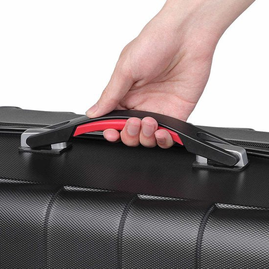 Monzana Exopack hardcase koffer zwart 67x44x28cm