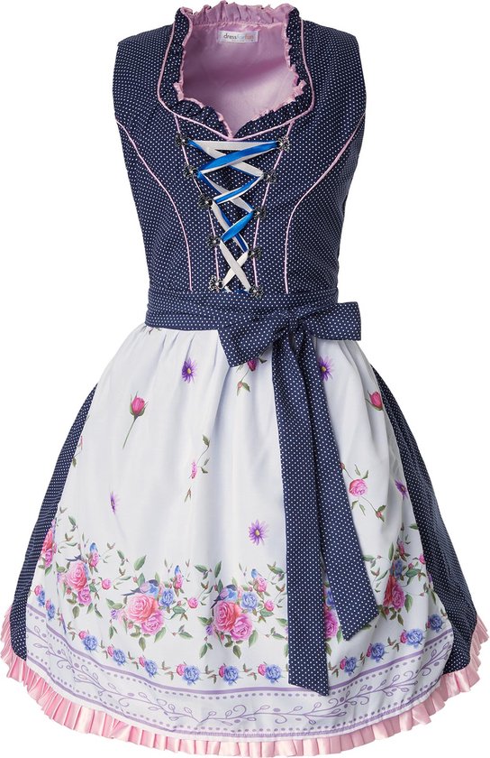 Dressforfun Mini-dirndl Garching model 1 - XL - Verkleedkleding carnaval - Oktoberfest - Verkleden - Feestkleding - Carnavalskleding - Feest - Partykleding