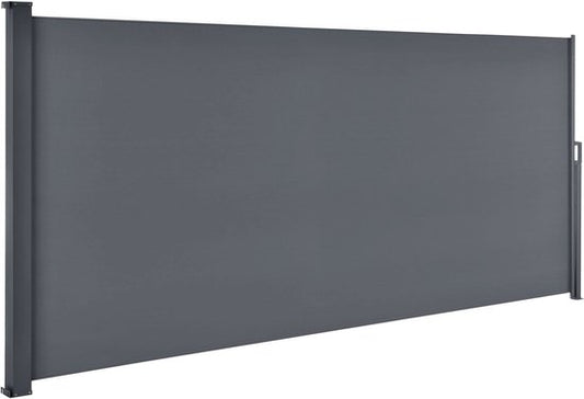 Juskys Windscherm - Uitrekbaar - 500 x 160 cm - Antraciet