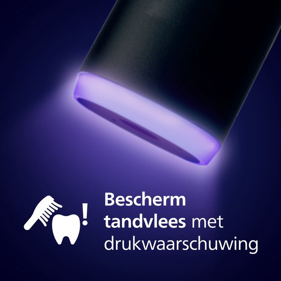 Philips Sonicare 7100 Series - Elektrische Tandenborstel - Zwart - Reisetui - Gezonder tandvlees - HX7421/01
