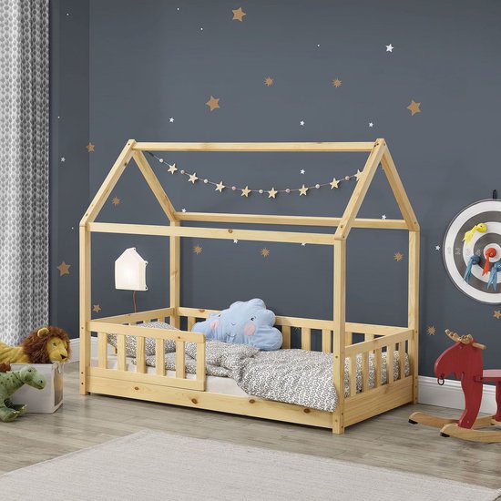 Kinderbed Marli - 80 x 160 cm - Houtkleur
