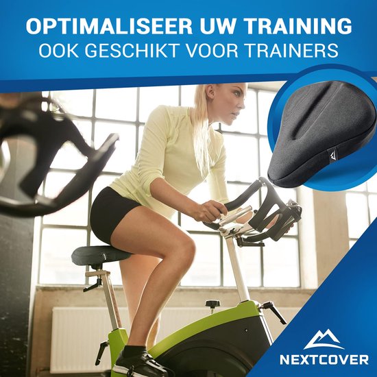 Nextcover zadelhoes fiets - gel memory foam - waterdicht met regenhoes