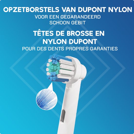 Cosity - 24x Opzetborstels compatibel met Oral-B en Braun - Brievenbusverpakking - Wit