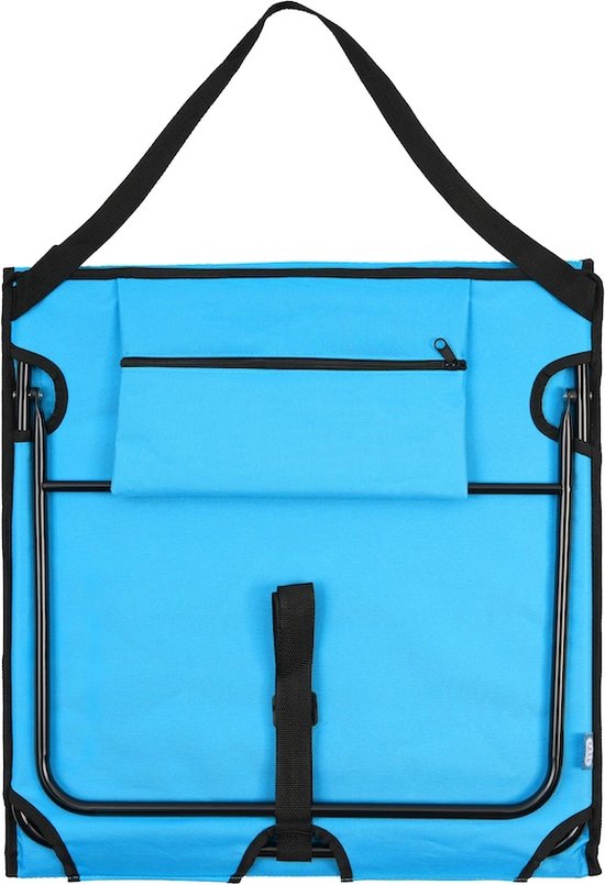 Feel Furniture - Hip strand ligbed met draagzak - Blauw