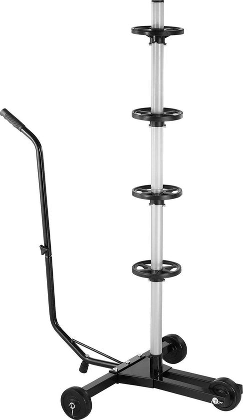 Monzana Velgenboom Verrijdbaar tot 225mm incl. Beschermhoes en Accessoires Zwart