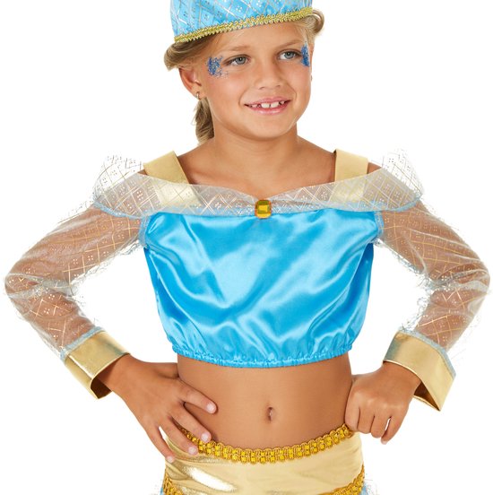dressforfun - meisjeskostuum Oosterse prinses 164 (13-14y) - verkleedkleding kostuum halloween verkleden feestkleding carnavalskleding carnaval feestkledij partykleding - 300972