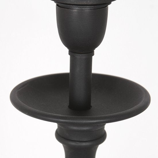 Anne Lighting tafellamp Lyons - zwart - metaal - 15,5 cm - E27 fitting - 3467ZW