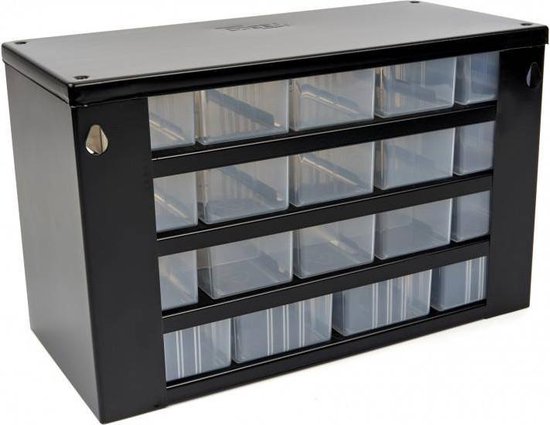 Raaco Stalen ladekast met 19 Lades - 30,6 x 15 x 19,5 cm