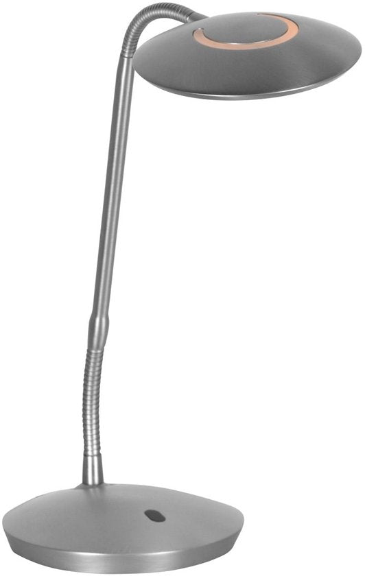 Steinhauer Exclusive - tafellamp - Zenith2 - staal - kunststof metaal - bureaulamp - LED - 4397ST