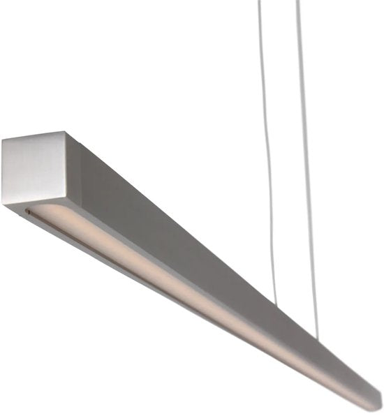 Minimalistische stalen hanglamp Danske 2745ST - 114 cm, uitschuifbaar, in hoogte verstelbaar - Mexlite